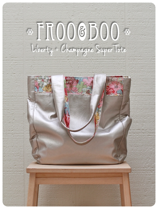 Froo & Boo: Liberty + Champagne Super Tote